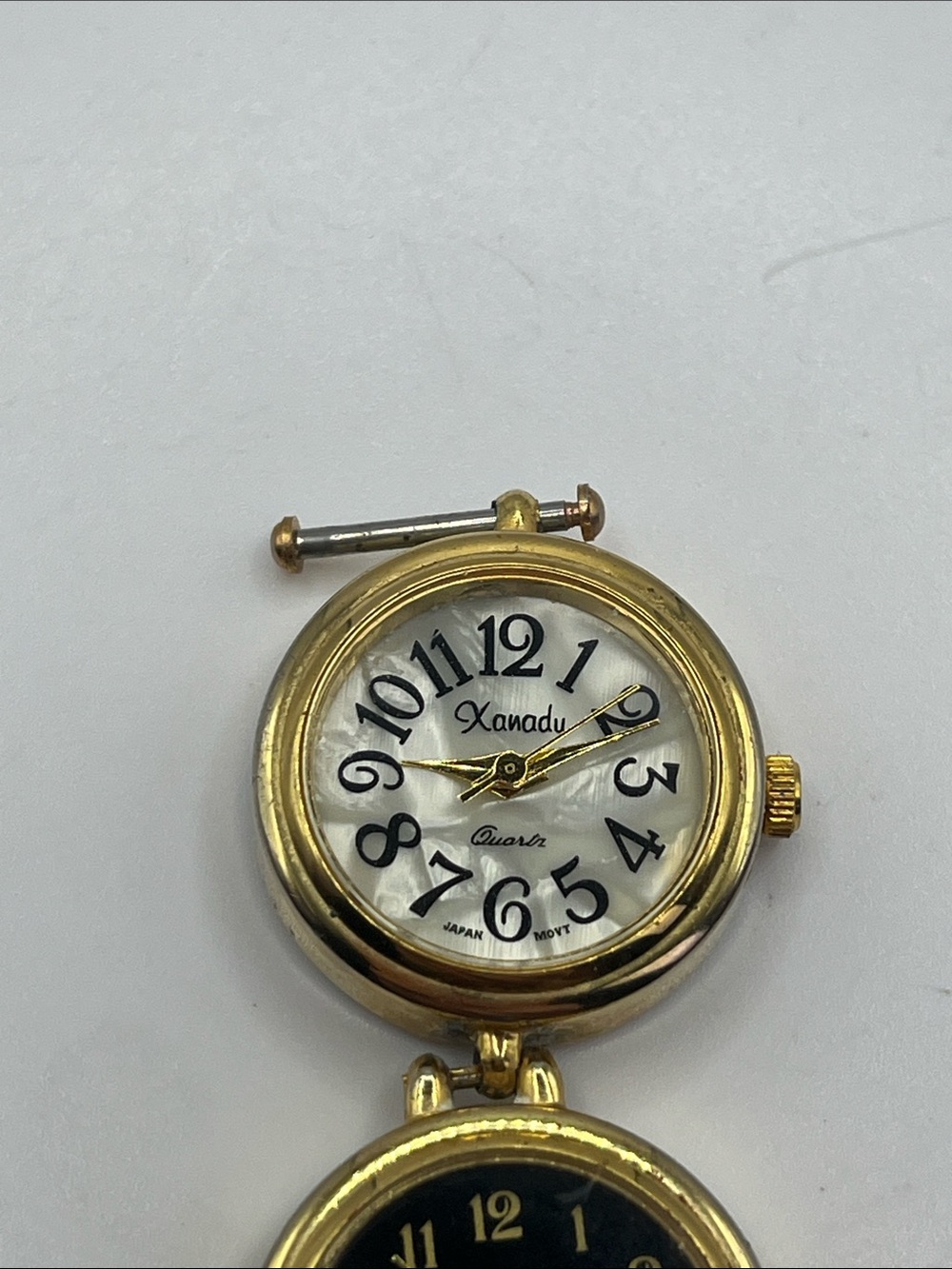 Quartz Xanadu Two‑Time‑Zone Watch new batteries works great 20mm - Picture 4 of 8